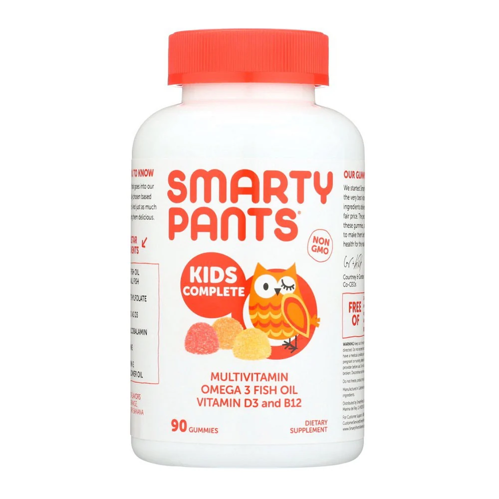 Clean Smarty Pants Kids Fiber Multivitamin Gummies 90 Ea Unique
