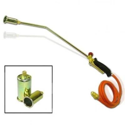 Traditional Propane Gas Down Roofing Flame Thrower Gun Torch Tool Weed Brush Burner Burning Practical