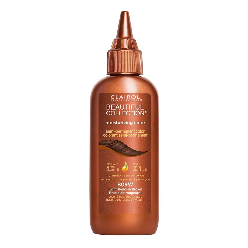 Genuine Clairol Beautiful Collection B09W Light Reddish Brown Semi-Permanent Hair Color 3 Oz Powerful
