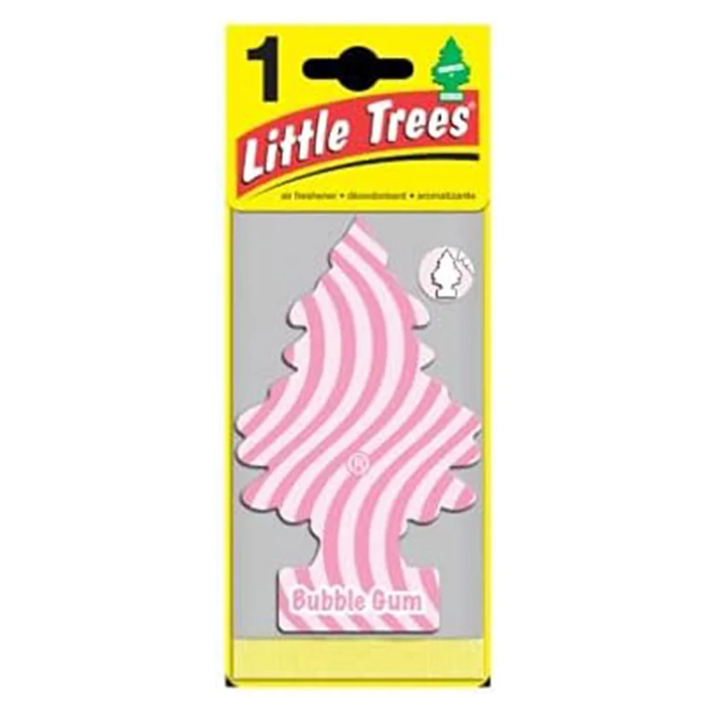 Breathable Little Trees Bubble Gum Strength Auto Air Freshener 1Ea Environmentally Friendly
