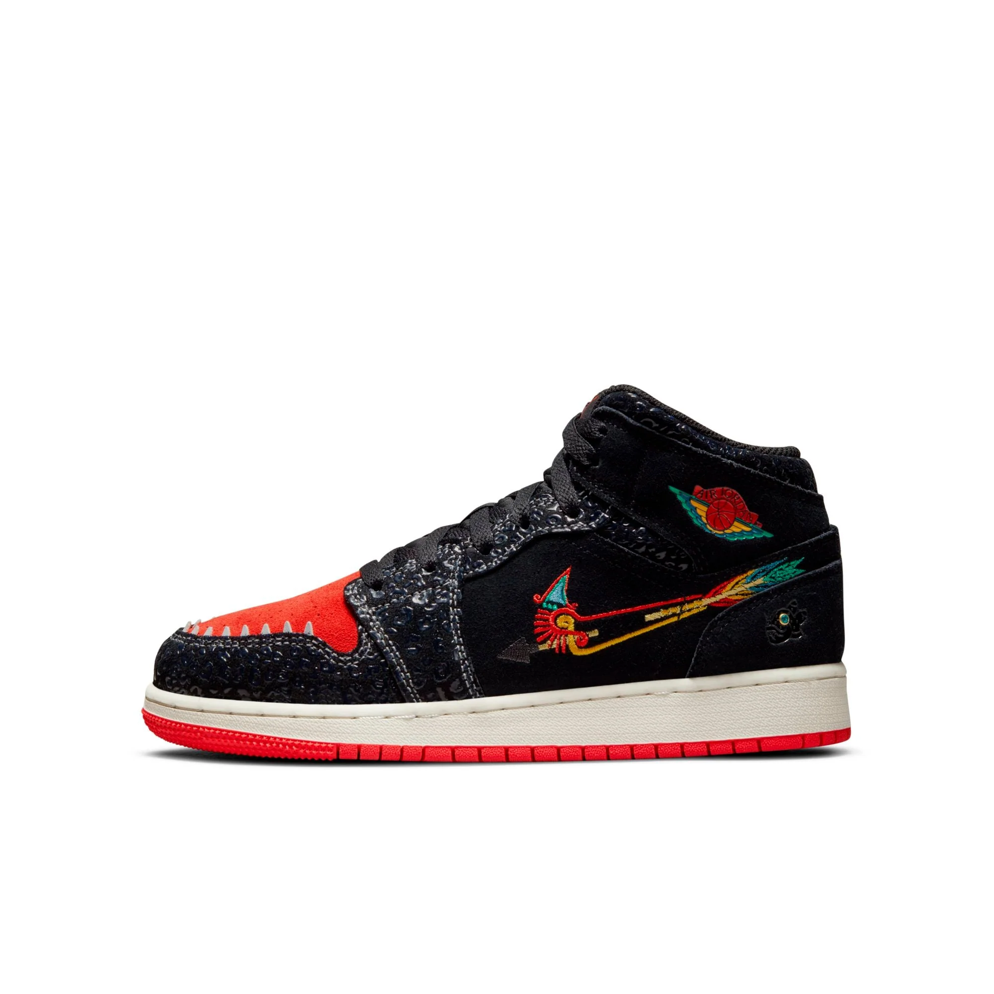 Verified Air Jordan Grade School Retro 1 Mid Gs 'Siempre Familia' Sneakers High-Performance