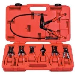 Responsible 7 Piece Deluxe Mechanic's Hose Clamp Ring Pliers Tool Set Kit Modern