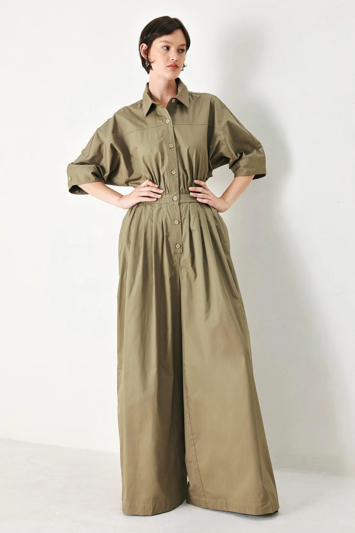 Artisan Olive Daydream Woven Jumpsuit Optimized