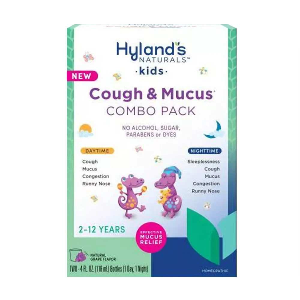 Quality Hylands Naturals Kids Cough And Mucus Day And Nighttime Cough Medicine Combo Pack for Ages 2 TO 12 8 Oz Modern
