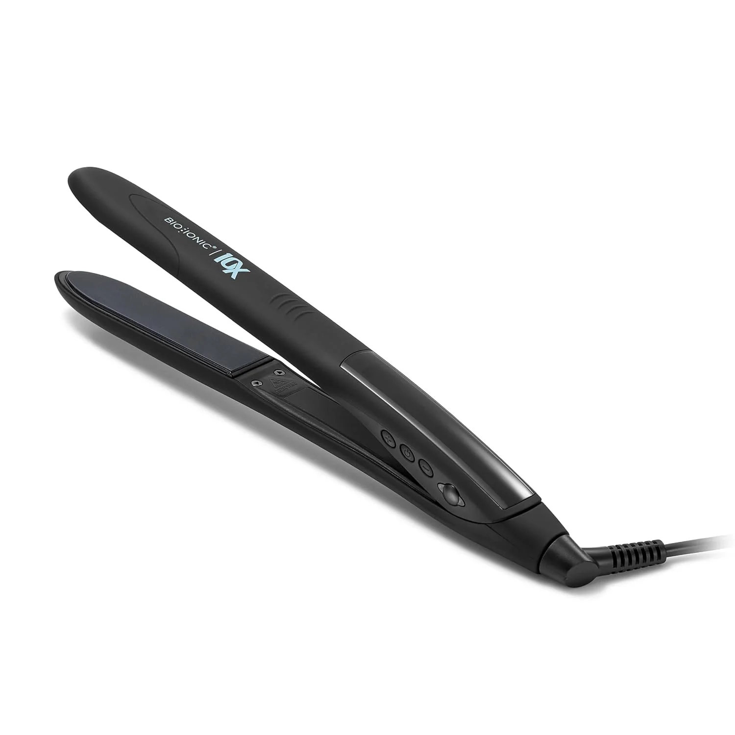 Unique Bio Ionic 10X Styling Iron Hair Straightener with 1 Sonic Vibrating Plates Flat Iron with Moisturizing Heat Technology Versatile Hair Straightener and Curler Detailed
