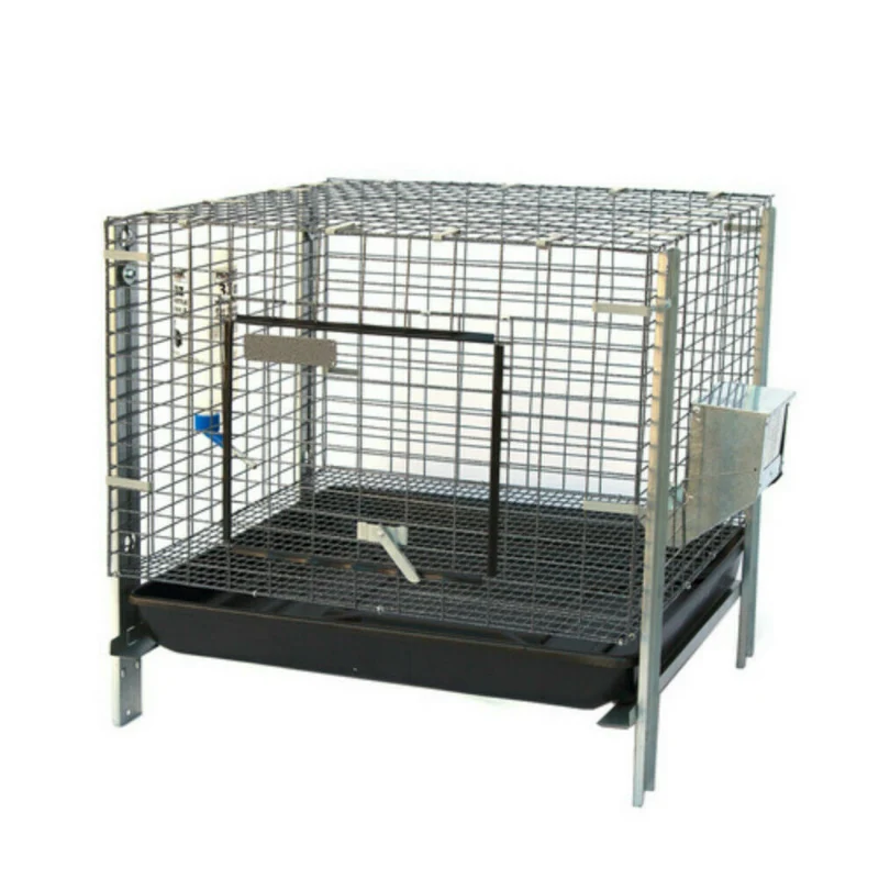 Enhanced Large Indoor Wire Rabbit Home Cage 24.4 Fine Crafted