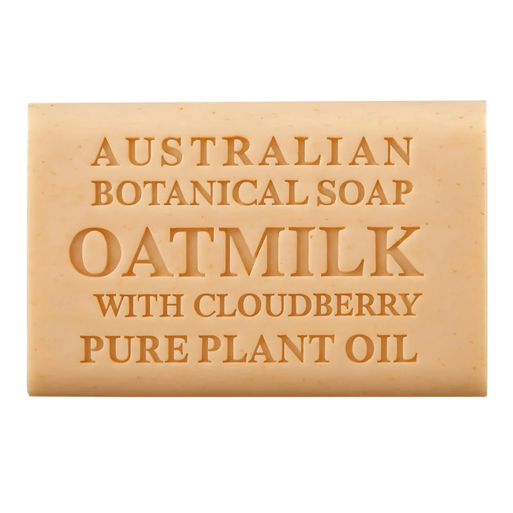 Sophisticated Australian Botanical Bar Soap Oatmilk with Cloudberry Pure Plant Oil for Softening the Skin 6.6Oz 187g Premium