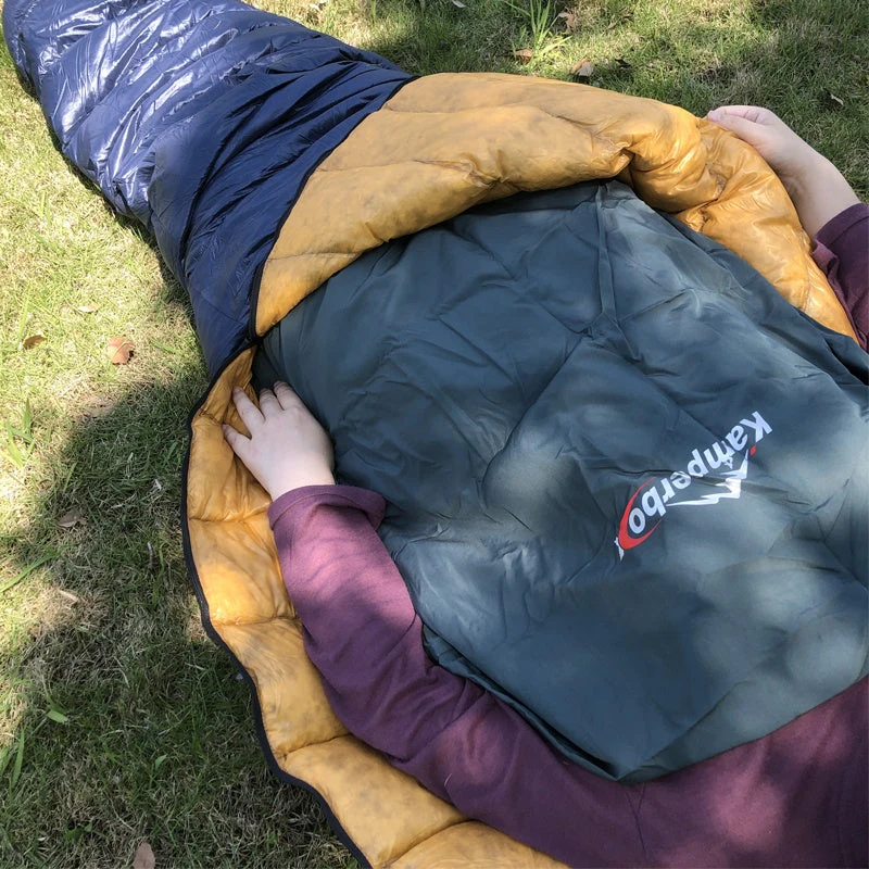 Expertly Made KamperBox Sleeping Bag Liner – Ultralight Travel Camping Sheet First-Class