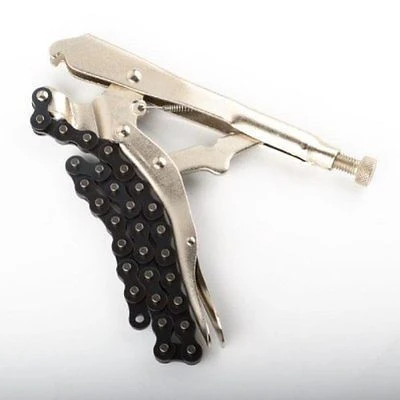 Breathable 19 Long Steel Chain Link Grip Pipe Wrench Plumbing Tool Hand Vice Vise Clamp Casual
