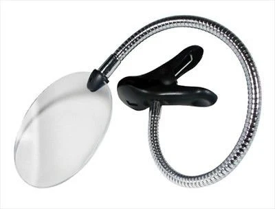 Crafted Flexible Cable Neck Clip Spring Clamp On Book Magnifier Glass Magnifying Lens Next-Generation