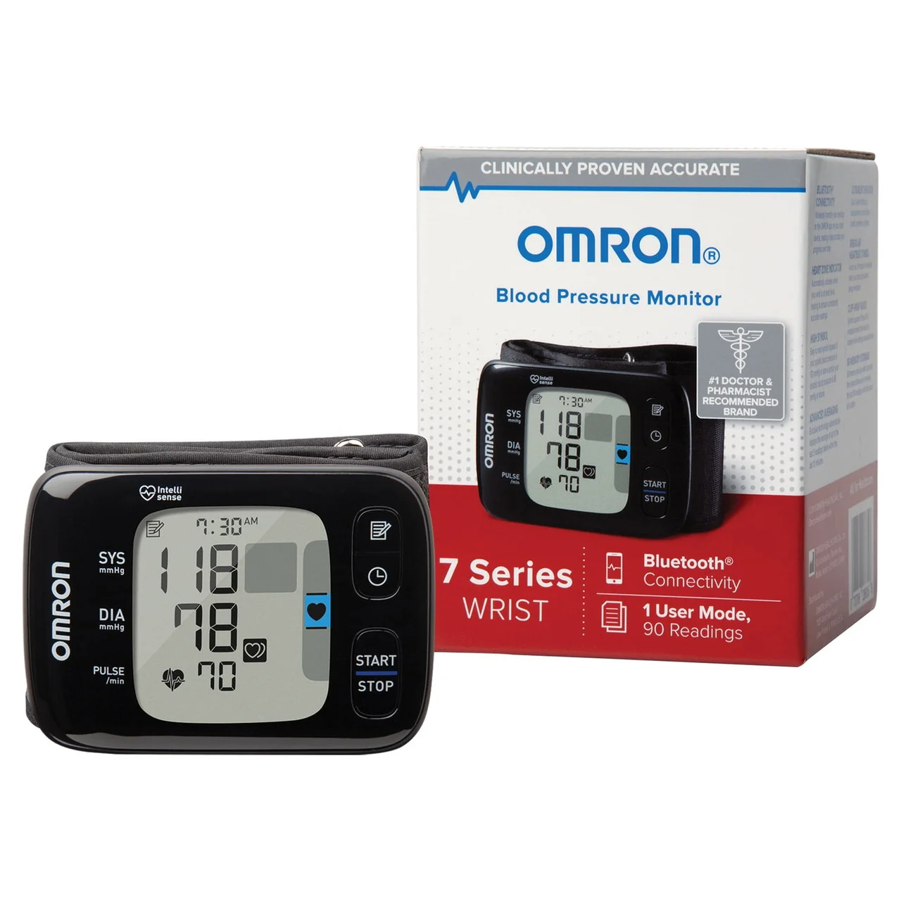 Safe Omron 7 Series Wrist Blood Pressure Monitor Ultra Silent Inflation 1 Ea Sustainable