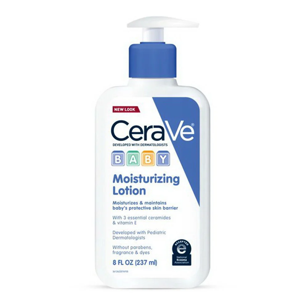 Carefully Designed CeraVe Baby Moisturizing Lotion with Hyaluronic Acid and Essential Ceramides 8 Oz Selected