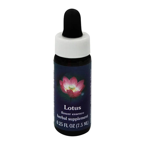 Trendy Flower Essence Lotus Herbal Supplement Dropper - 0.25 Oz Top-Quality