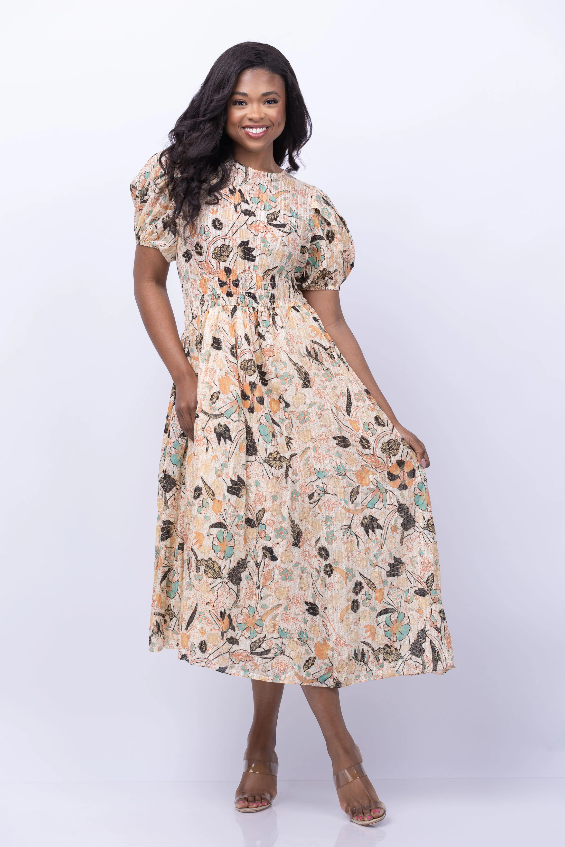 Versatile Ulla Johnson Eden Dress in Pearl Flora World-Class