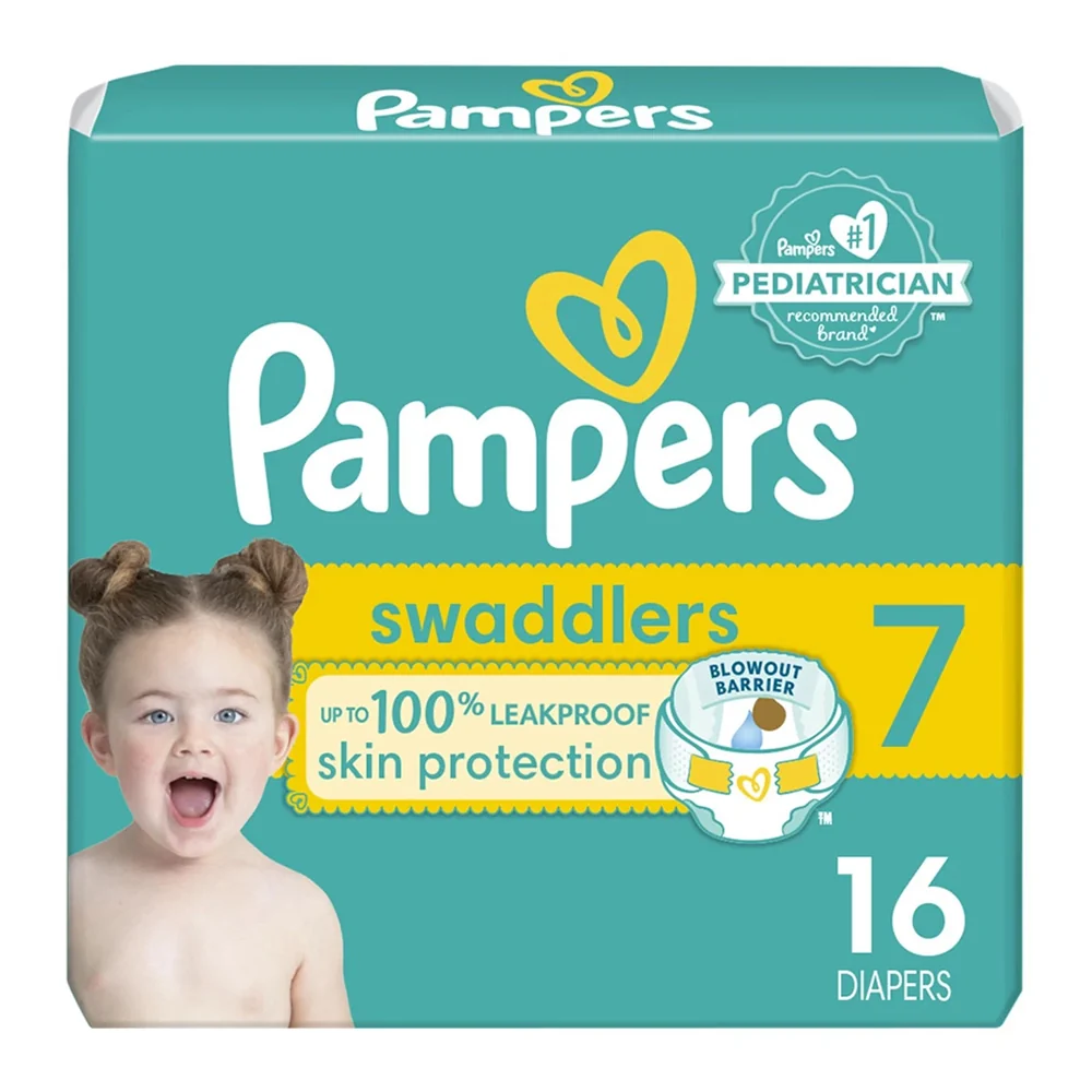 Expertly Made Pampers Swaddlers Active Baby Diapers Size 7 16 Count Professional