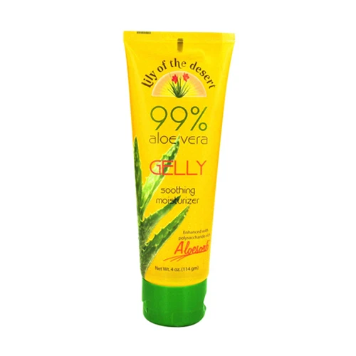 Sophisticated Lily Of The Desert 99 Aloe Vera Gelly Soothing Moisturizer - 4 Oz Green