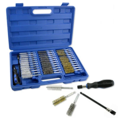 Authentic 38 Piece Wire Brush Pipe Cleaner Attachment for Hand Drill Elite
