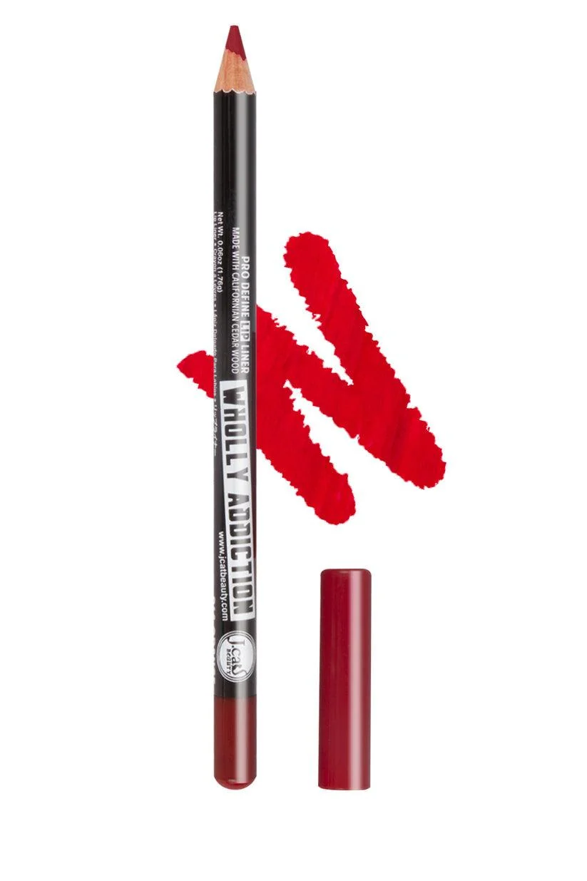 Versatile J.Cat Beauty Wholly Addiction Pro Define Lip Liner Wl 210 Red Hot Elegant
