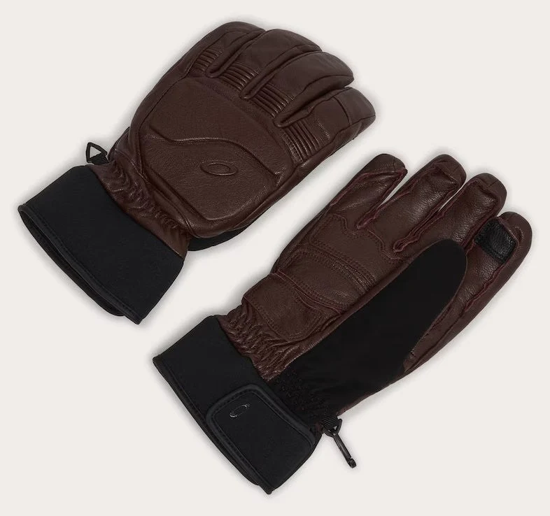 Exclusive Oakley Men's Peak Leather Gloves - FOS901654-9B2 Natural