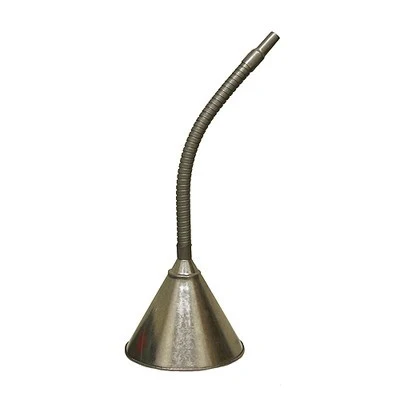 Premium Mechanic's Flexible Spout Steel Metal Funnel for Fluids Liquid Oil Premium Material
