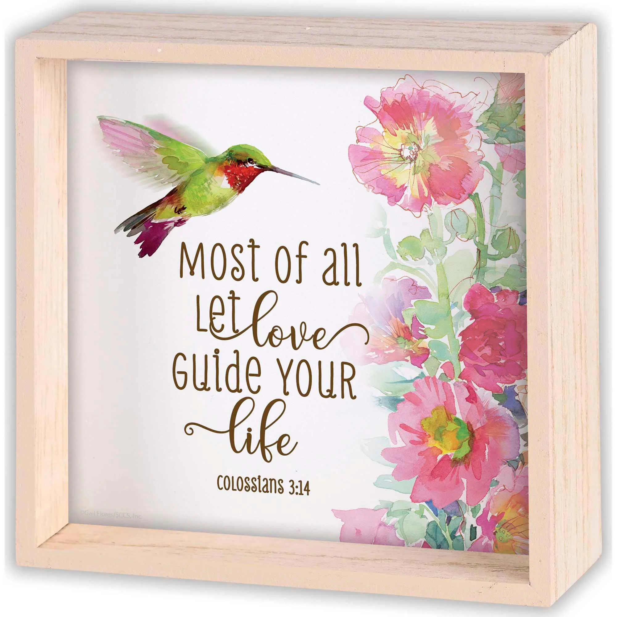 Next-Generation Tabletop 2 Sided Let Love Guide Life 6H Dicksons Neutral Home Decor Multiple Expertly Made