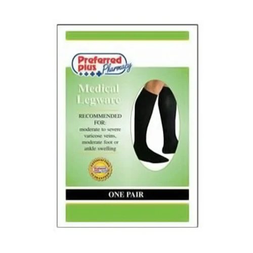 Natural Preferred Plus Medical Legware 20-30 F S Mens Socks Extra Large - 1 Pair User-Friendly