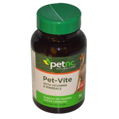 Premium Material Pet Natural Care Pet-Vite Dogs Chewables Savory Flavor - 75 Ea High-Grade