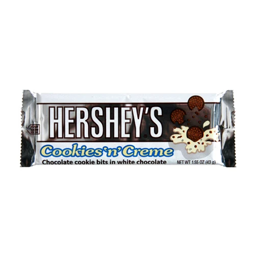 Durable Hersheys Cookies N Creme Chocolate Bars - 1.55 Oz Ea 36 Ea Excellent