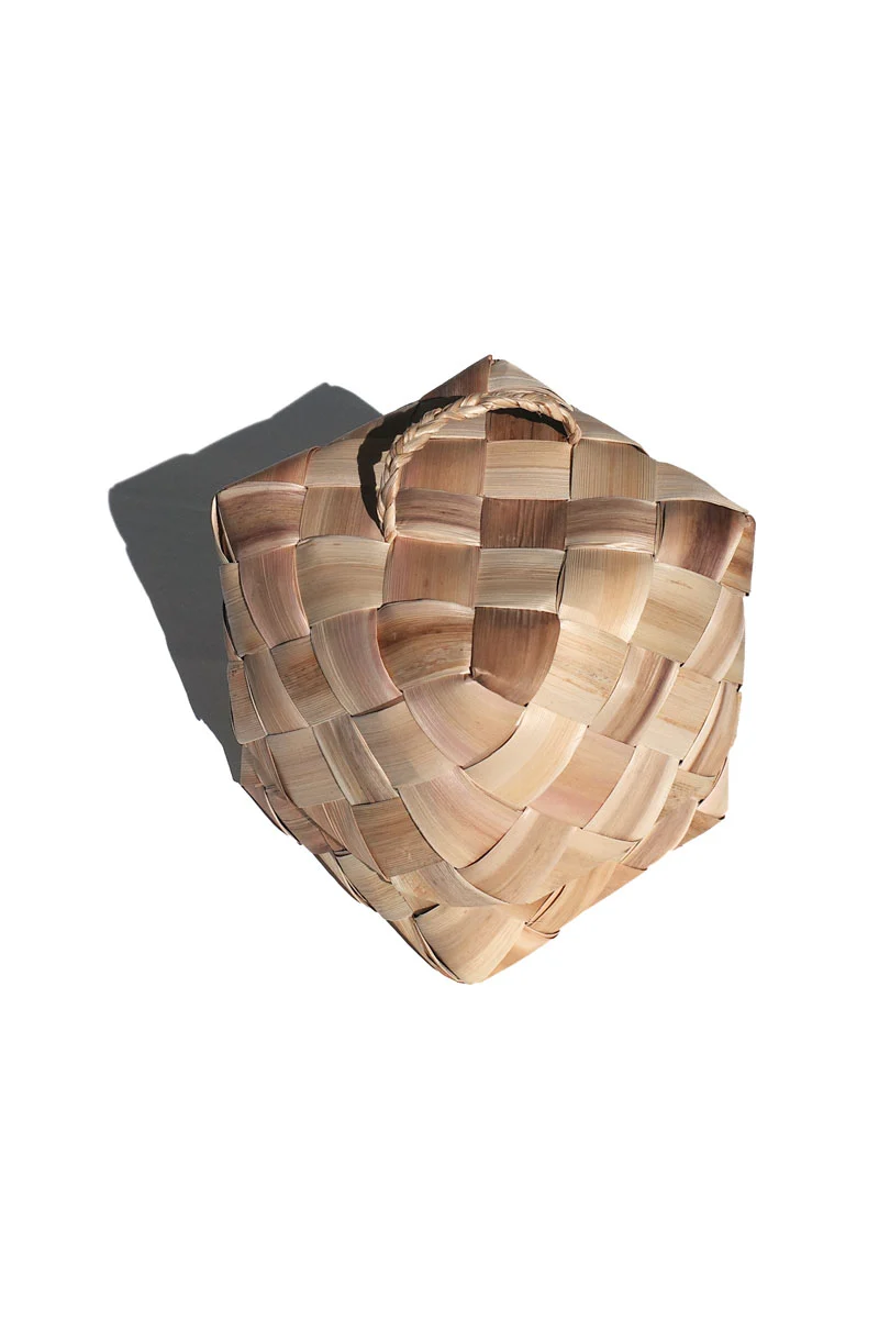 Recyclable shell ginger woven basket - box Luxury