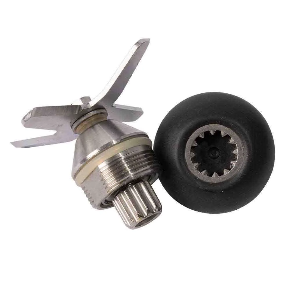 Breathable Vita-Mix 12 COG 4 Leaf Ice Blade Assembly with O-Ring Drive Socket Modern