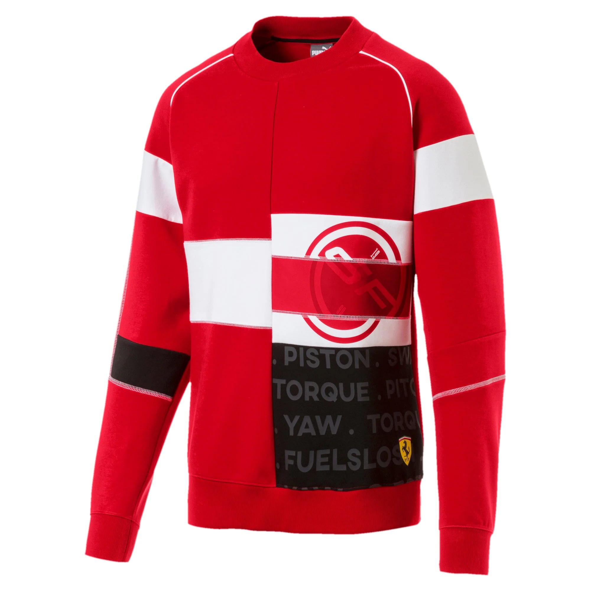 Lightweight Puma Men's Ferrari Sf Street Crew Neck Refined