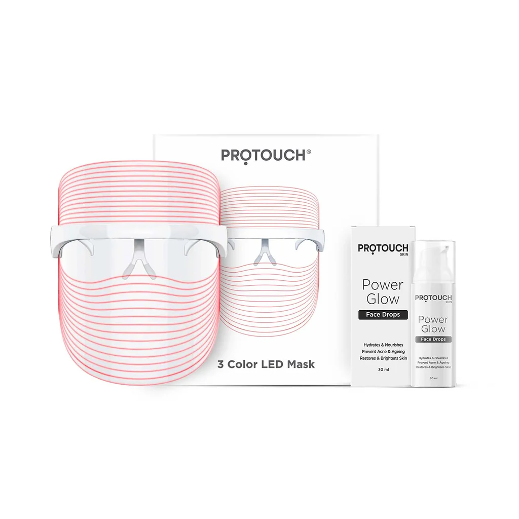 Certified Glow Getter Combo Power Glow Drops LED Face Mask For Glowing Skin High-End