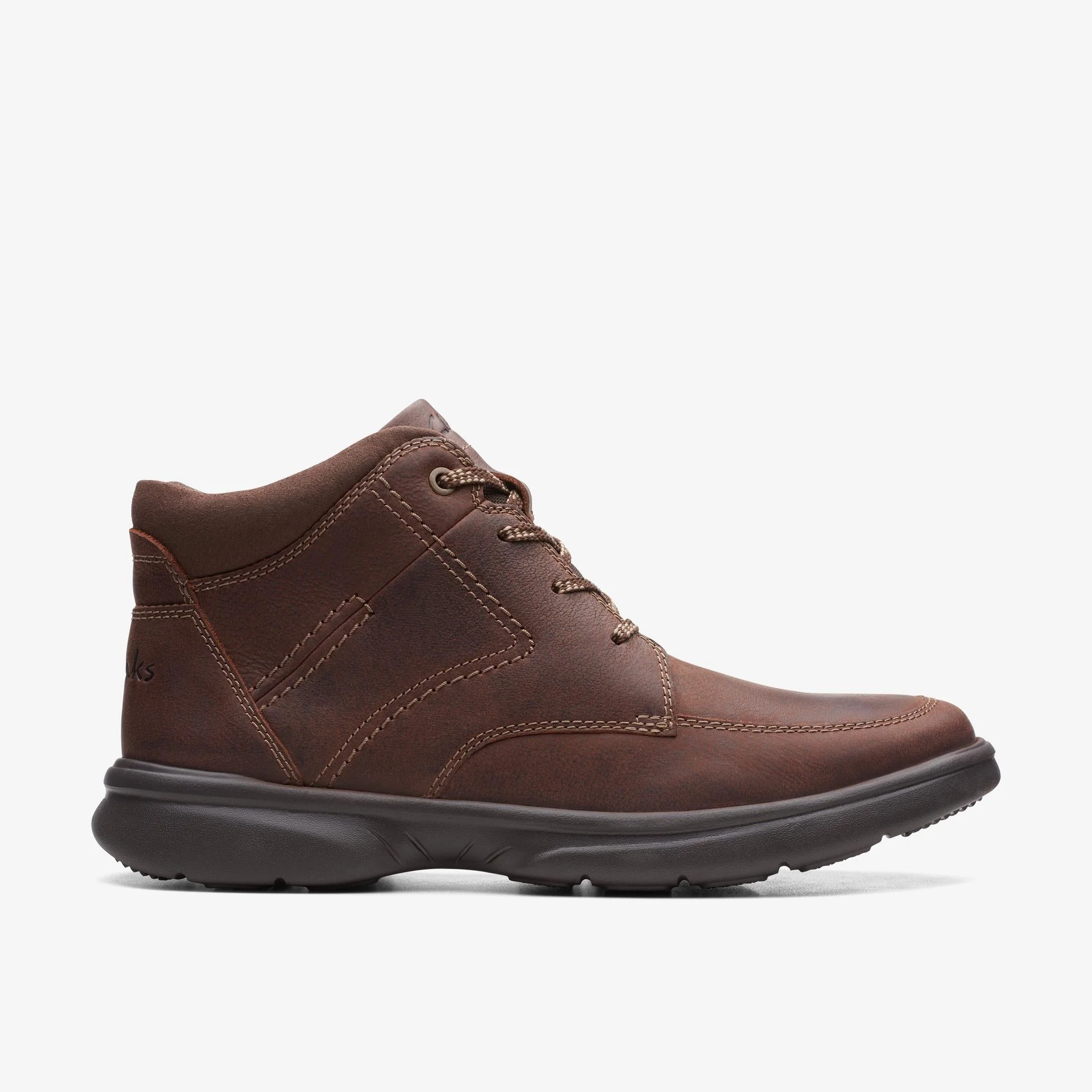 Certified Mens Clarks Bradley Mid - Brown Consistent