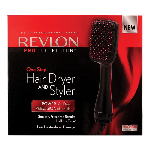 Effective Revlon 1100 Watt Pro Collection One-Step Hair Dryer And Styler RVDR5212 1 Ea Pure