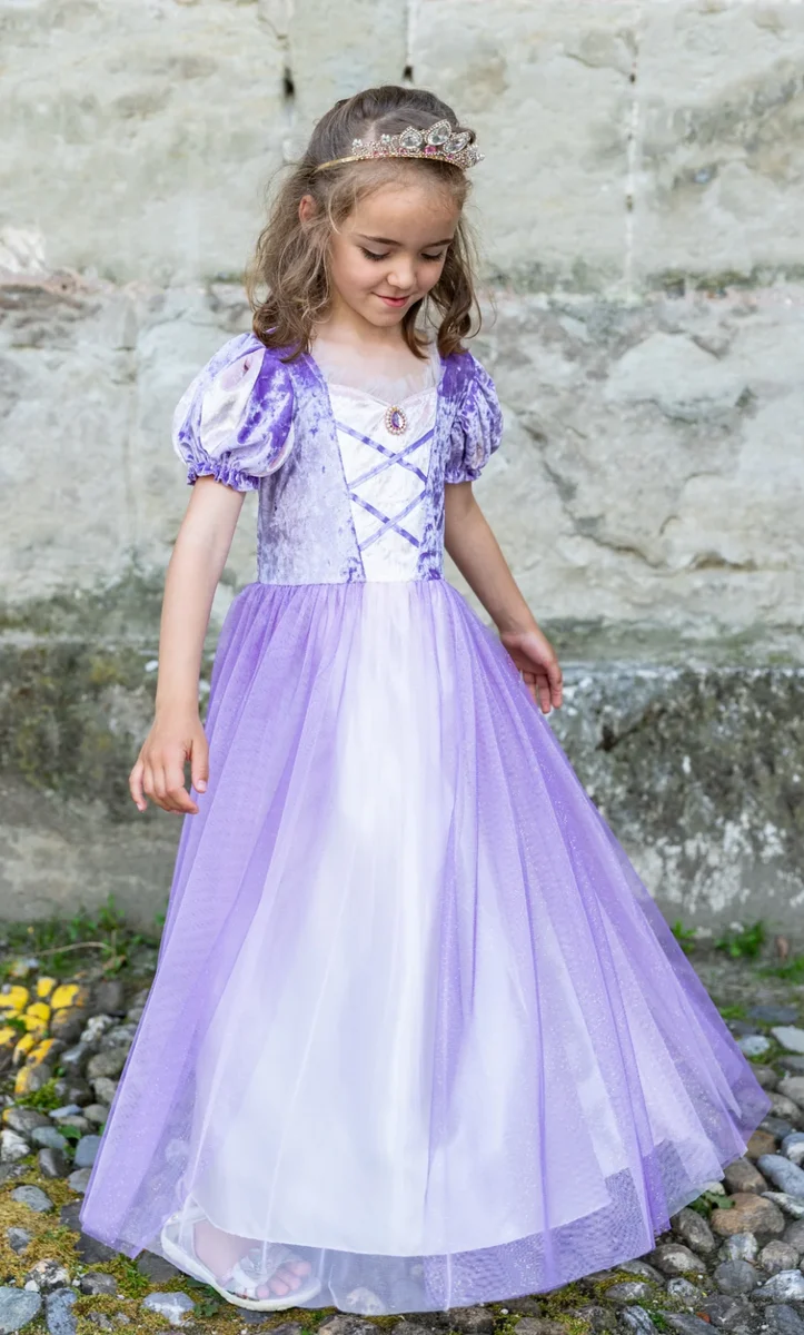 World-Class Velvety Soft Once Upon a Tower Princess Dress Sustainable