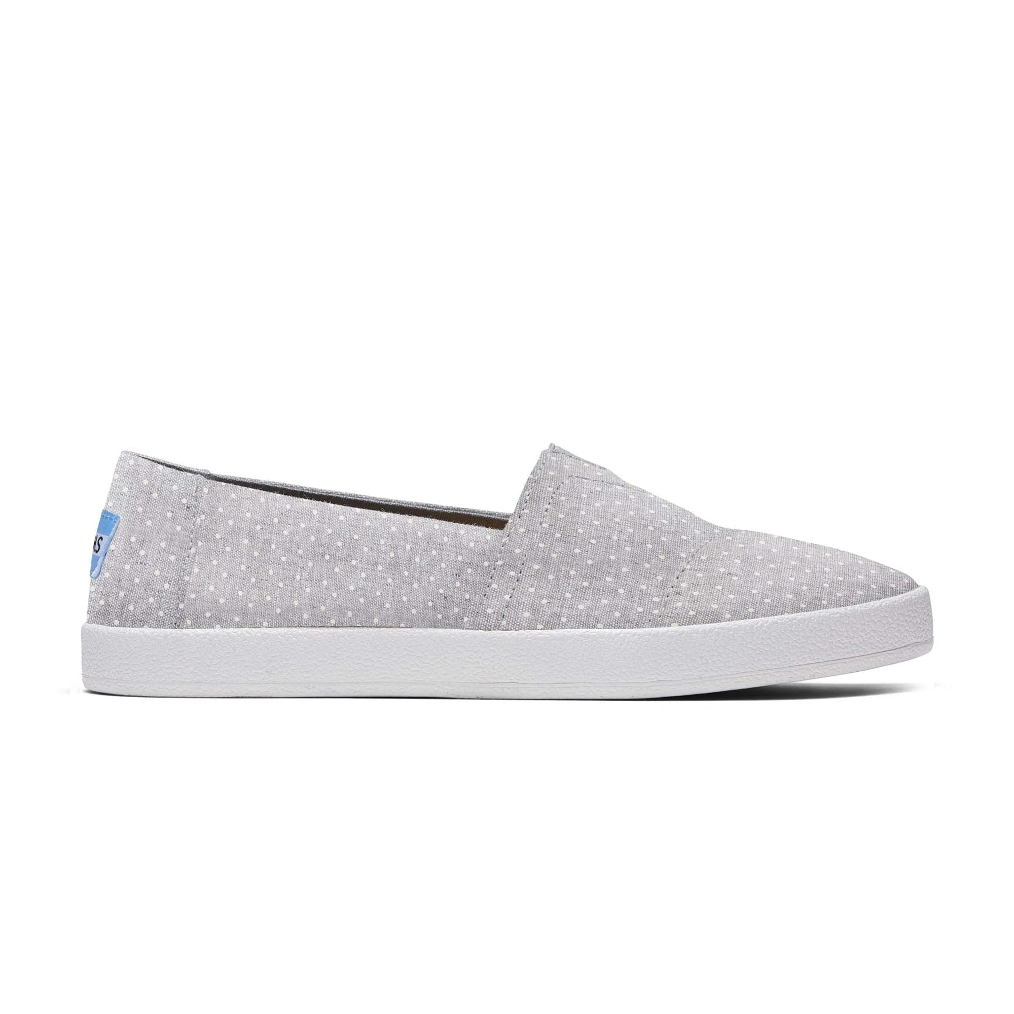 Next-Generation Toms Women's Avalon - Drizzle Grey Chambray Dot Consistent