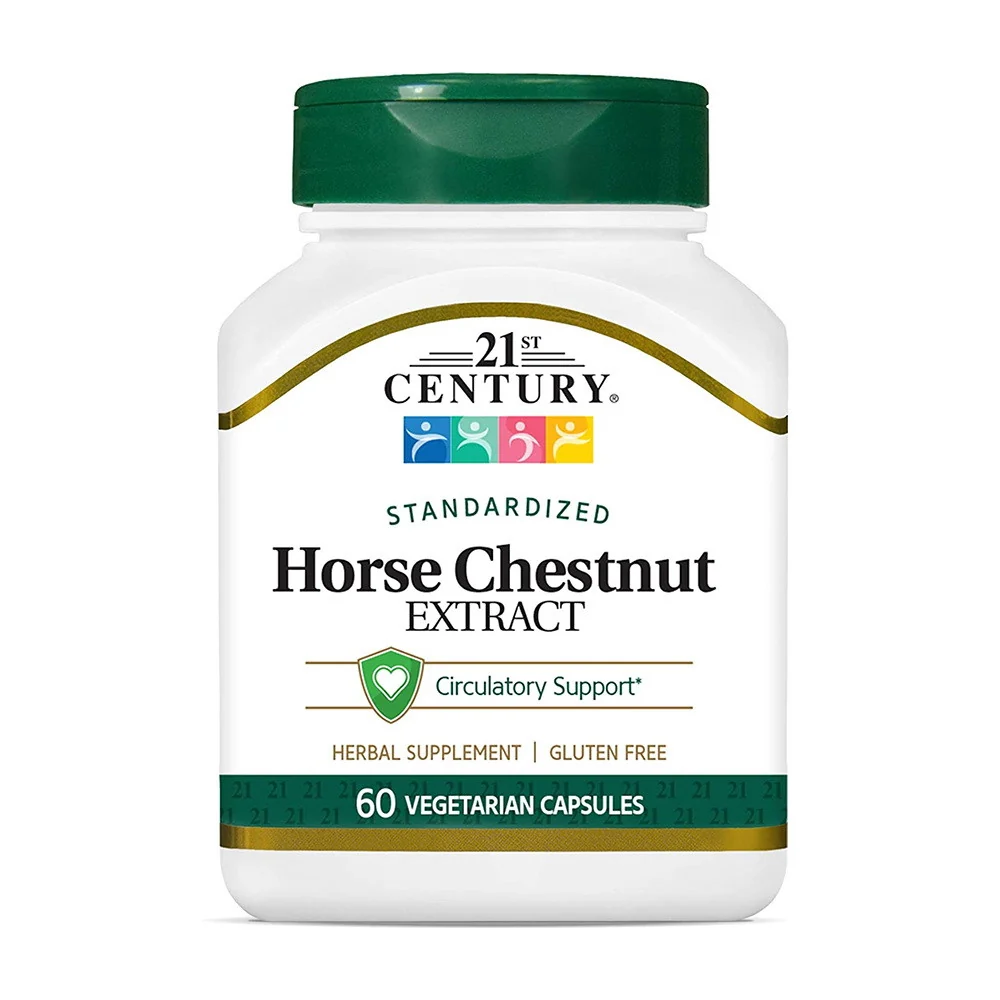 Flexible 21st Century Standardized Horse Chestnut Extract Vegetarian Capsules 60 Ea Specialty