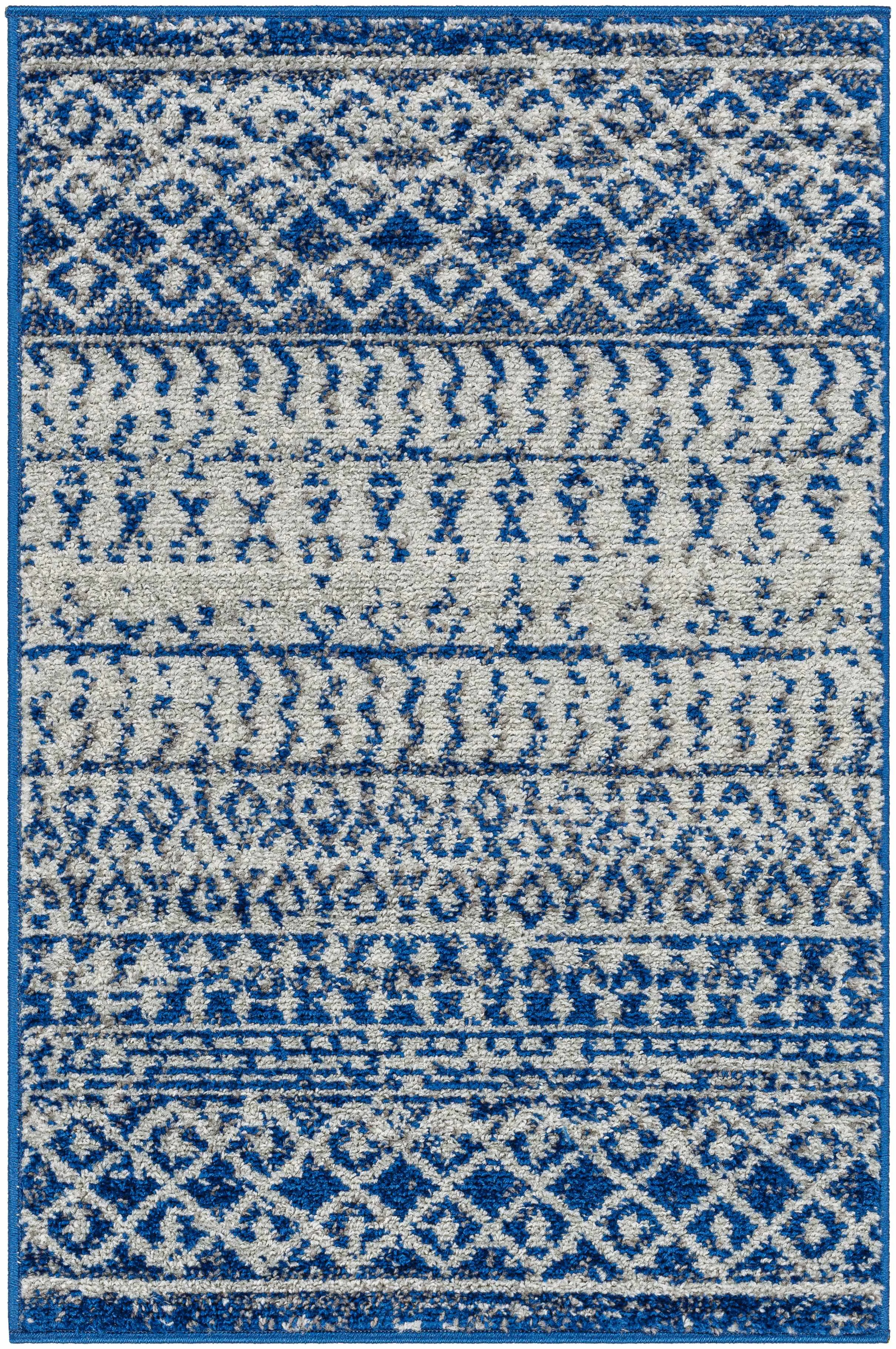 Comfortable Constantin Blue Area Rug - Original Design