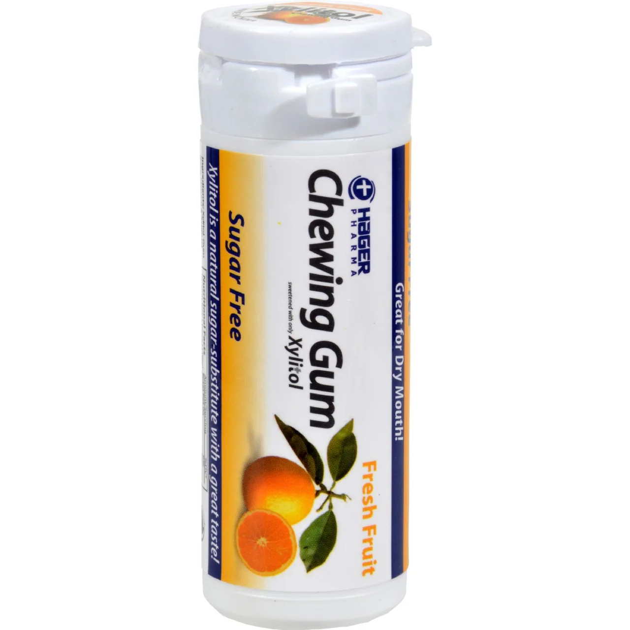 Specialty Miradent Hager Pharma Xylitol Sugar Chewing Gum Fresh Fruit - 30 Ea Breathable