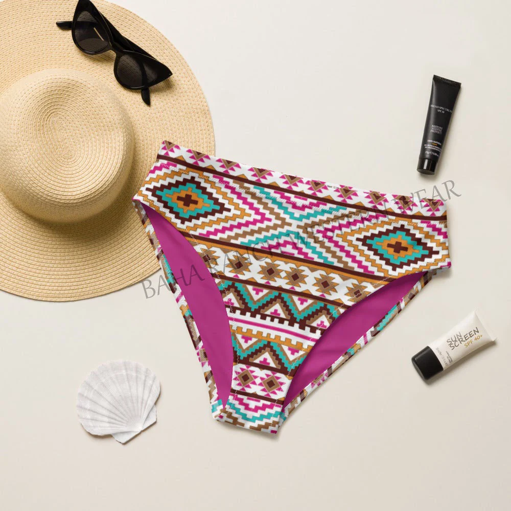 Exclusive Baha Ranch Yeehaw Multi Aztec Bikini Bottom Expertly Made