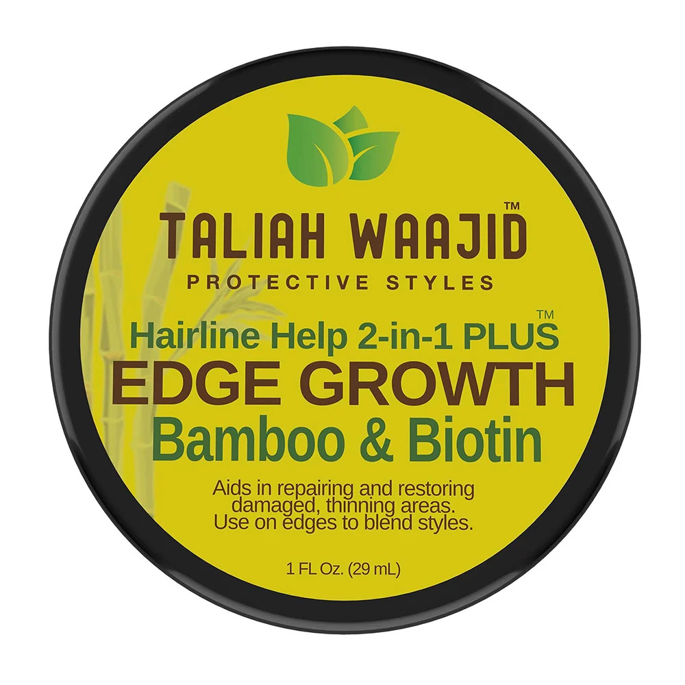 Smooth Taliah Waajid Protective Styles Hairline Help 2 in 1 Plus Bamboo and Biotin Edge Growth 1 Oz Solid
