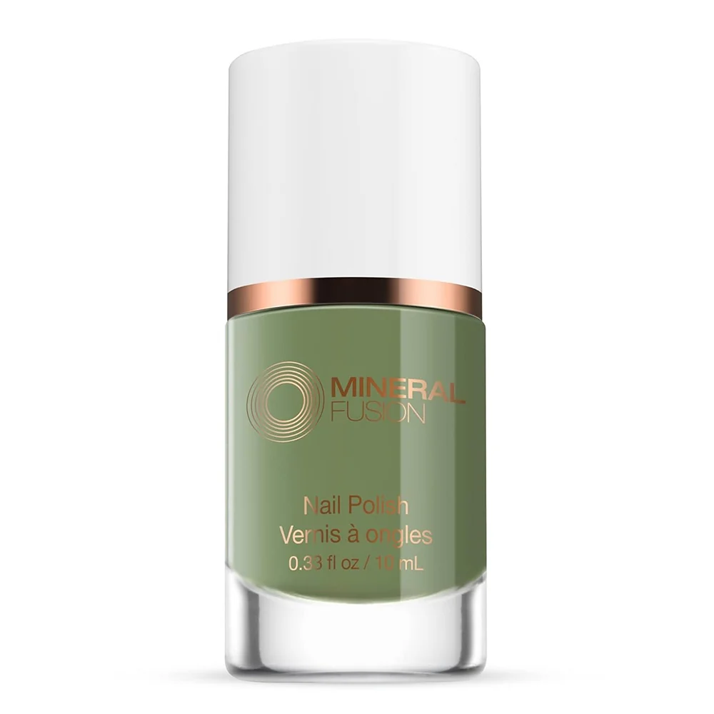 Carefully Designed Mineral Fusion Nail Polish Olive You Green Shade 0.33Oz 10ml Consistent