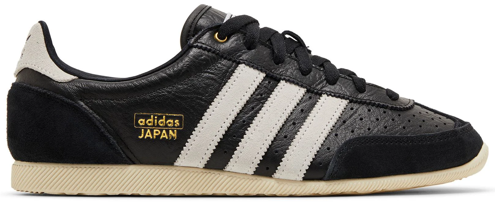 Detailed adidas Women's Japan 'Core Black Cloud White' Sneakers High-End