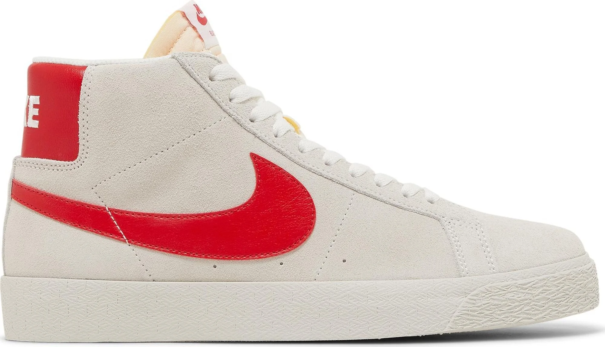 Dependable Nike Men's Sb Blazer Mid 'Summit White University Red' Sneakers Environmentally Friendly