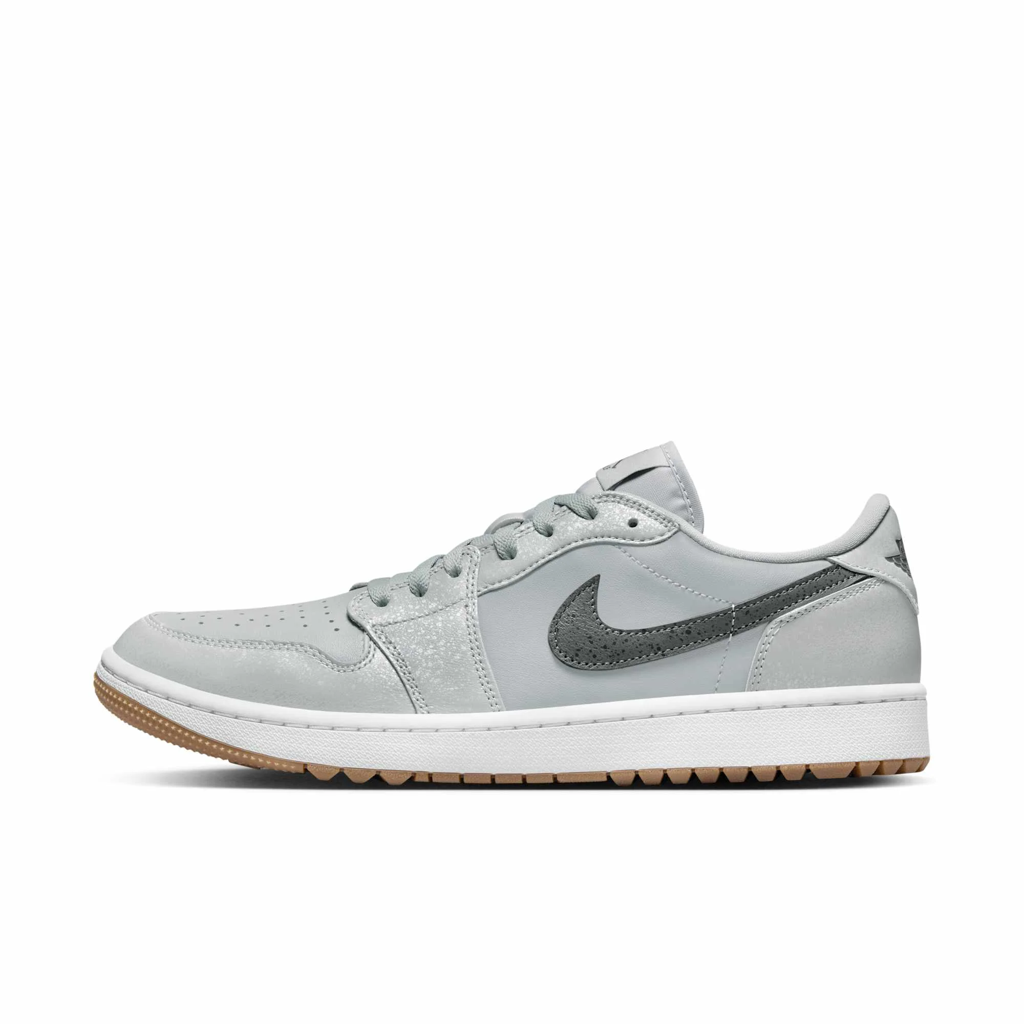 Verified Air Jordan Men's Retro 1 Low Golf 'Wolf Grey Gum' Certified