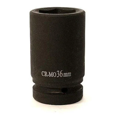 Innovative 1 Drive 36 mm Air Impact Black Socket Wrench Tool Deep Metric First-Class