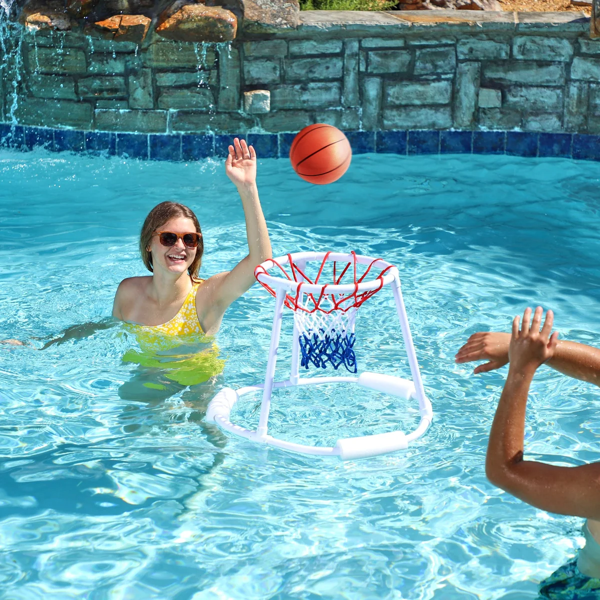 Smooth Premium Floating Swimming Pool Basketball Hoop Excellent