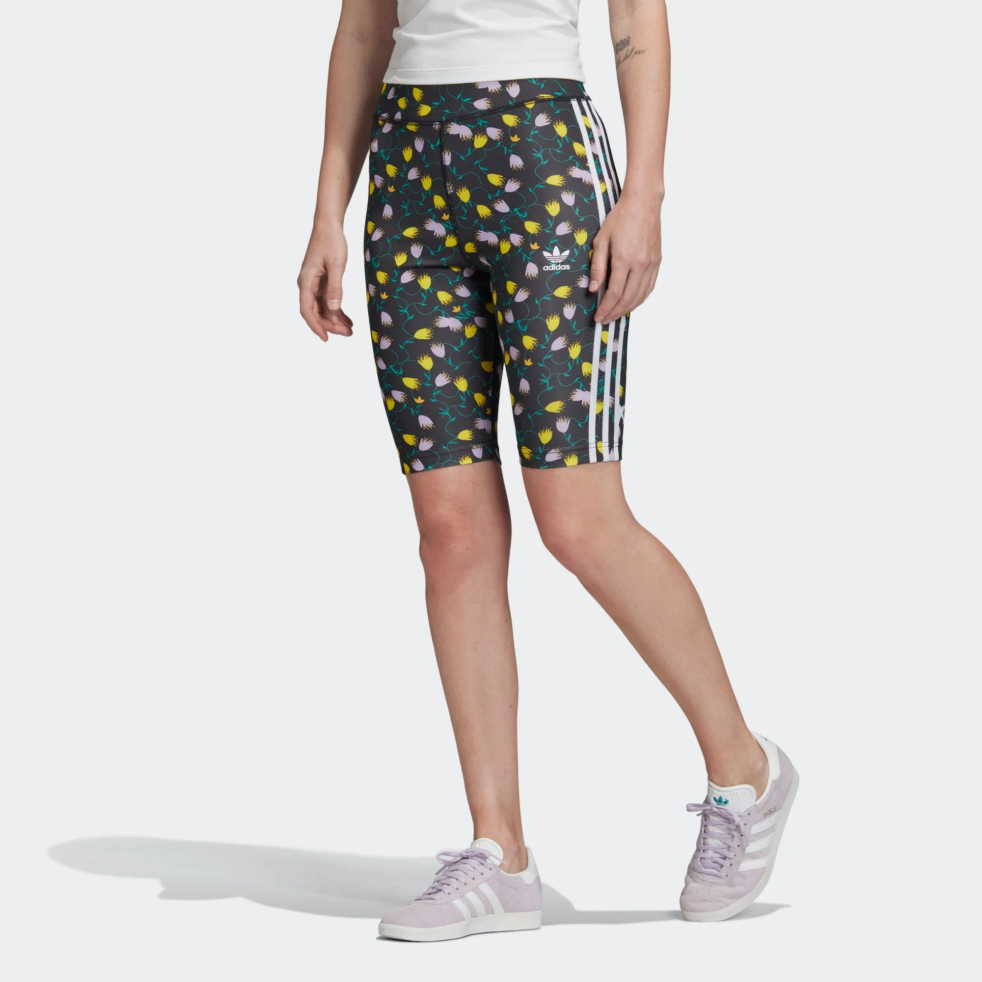 Exceptional adidas Women's Allover Print Cycling Tights Pants High-Performance