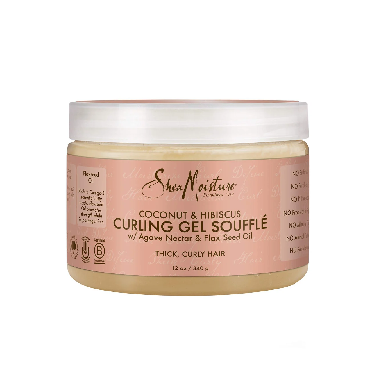 Environmentally Friendly Shea Moisture Curling Gel Souffle With Coconut And Hibiscus 12 Oz Versatile
