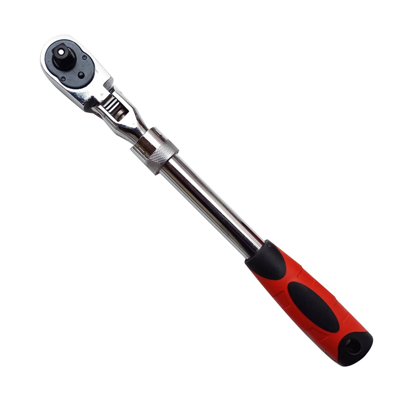 Trusted 3 8 x1 4 Dual Drive Flexible Extendable Socket Ratchet Handle w Cushion Grip Clean